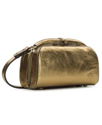 Pilzone Mini Leather Frame Crossbody Bag