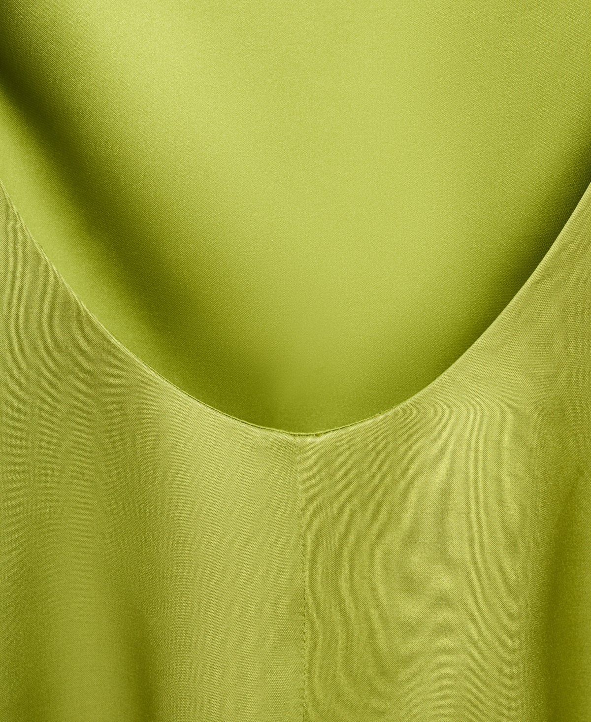 Mango Women's Open-Back Satin-Effect Dress