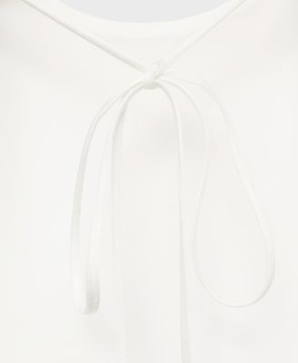 Women's Asymmetrical Satin Top