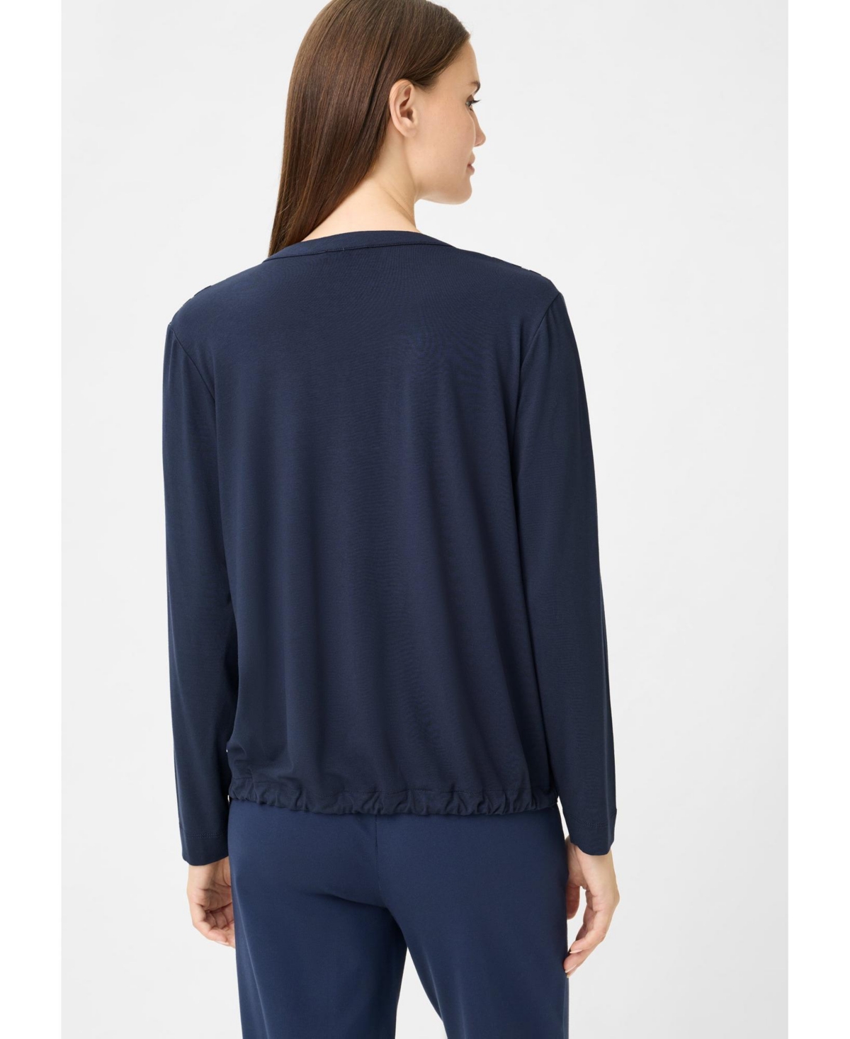 Olsen Women's Mixed Media Tunic T-Shirt