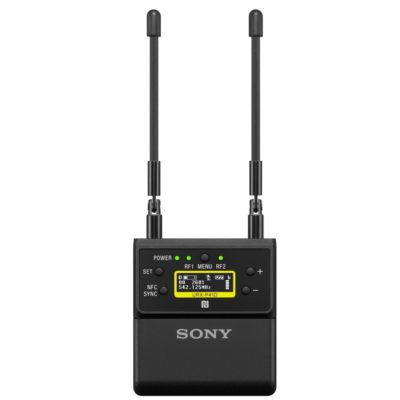 URX-P41D Dual-Channel Camera-Mount Wireless Receiver, 14UC: 470.1 to 541.8MHz