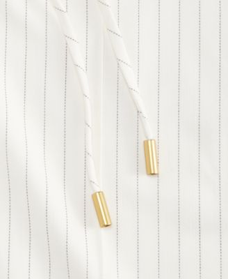 Women's Pinstripe Drawstring Pants, Macy's Exclusive