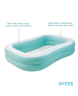 57181EP 7.5ft x 4.8ft x 18in Aqua Swim Center Inflatable Kiddie Pool