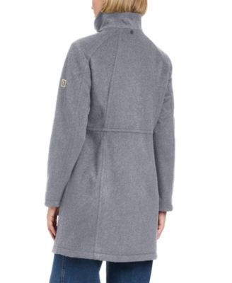 Women's Zip Front Walker Coat With Detachable Hood