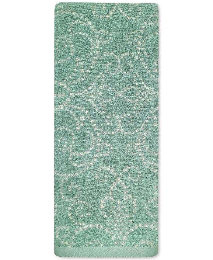 Lenox French Perle Groove Hand Towel Macy's
