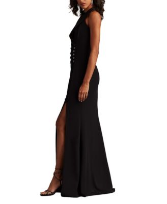 Women's Neshia Halter Lapel Gown