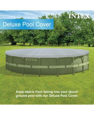 18' Round Debris Cover for Intex Ultra Frame Swimming Pools, UV Resistant