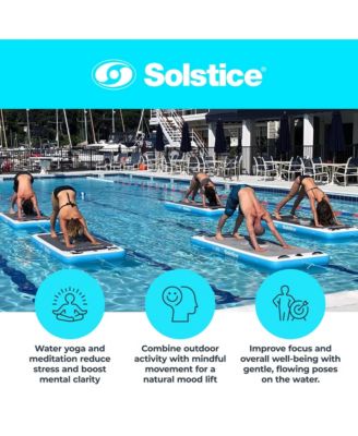 SolFit 94 Inch Stand Up Paddle Board Aquatic Yoga Mat with Camera Mount