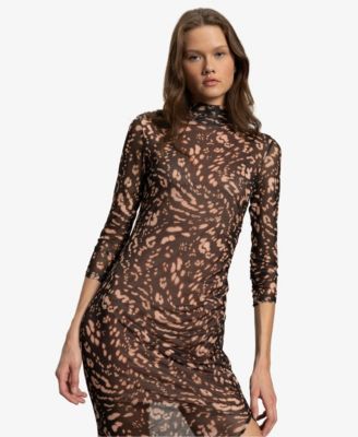 Women's Night Out Long Sleeve Midi Dress