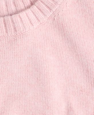 Women's Ribbed-Trim Crewneck Pullover Sweater, Macy's Exclusive