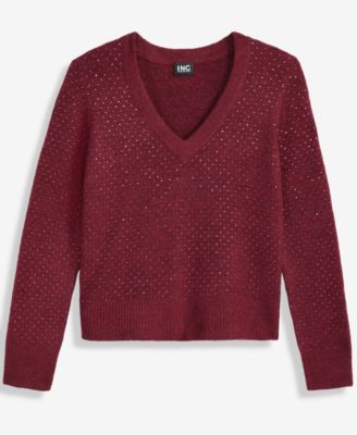 Women's Rhinestone Embellished Sweater, Macy's Exclusive