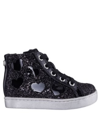 Girls' 7-12 Cass Glitter High Top Sneakers