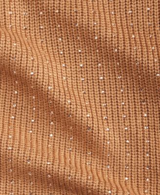 Women's Rhinestone Rib Sweater, Macy's Exclusive