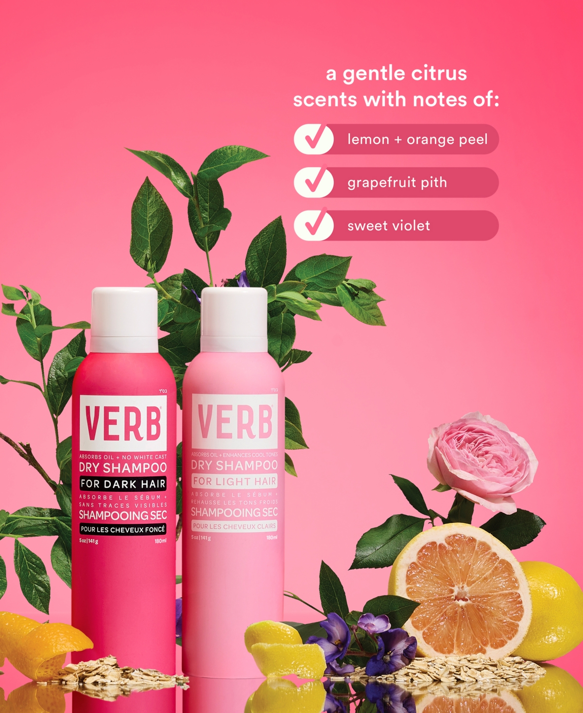 Verb Dark Jumbo Dry Shampoo, 10 Oz. In Transparent