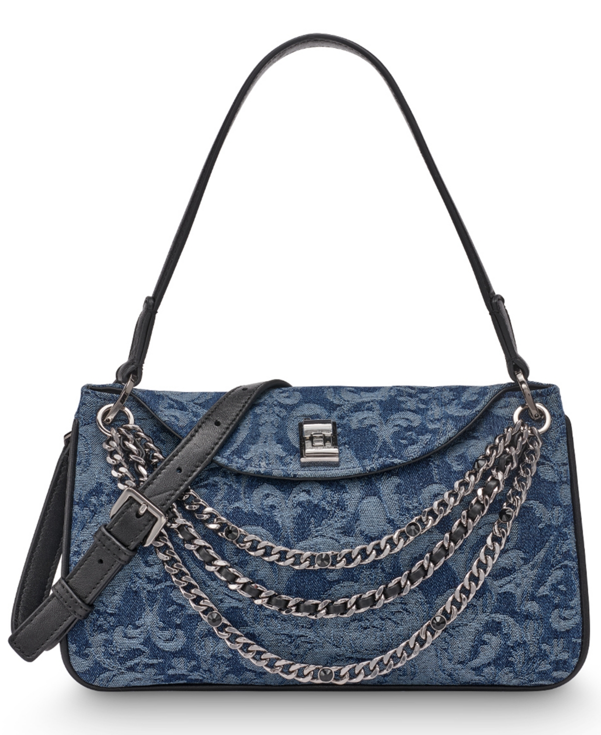 Karl Lagerfeld Nadine Shoulder Bag In Blue