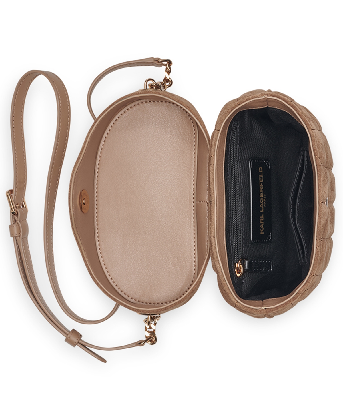 Karl Lagerfeld Lafayette Crossbody Bag In Brown