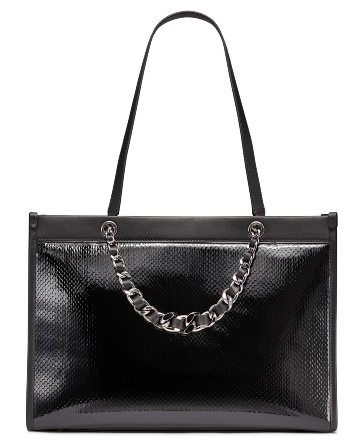 Karl Lagerfeld Structured Savoie Tote Bag In Black