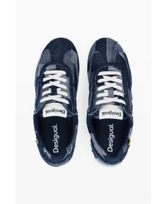 Women's Denim patchwork sneaker