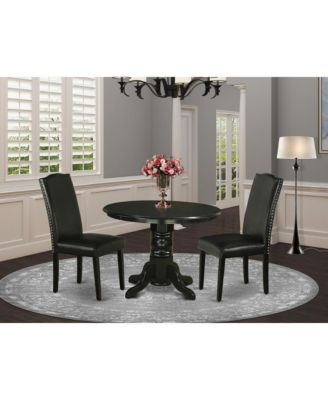 Dining Room Set Black, SHEN3-BLK-69