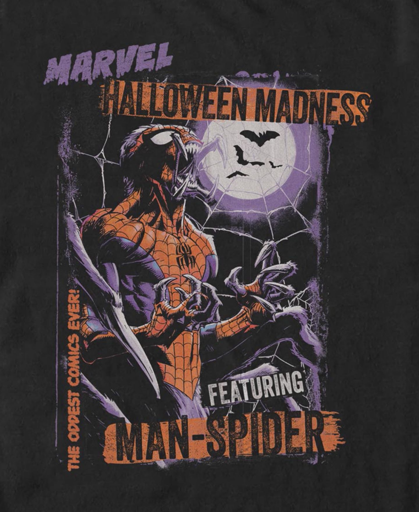 Мужская футболка Fifth Sun Marvel Seasonal Graphic, цвет: Чёрный — фото 3