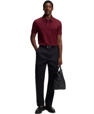 Men's Mercerised-Cotton Polo Shirt