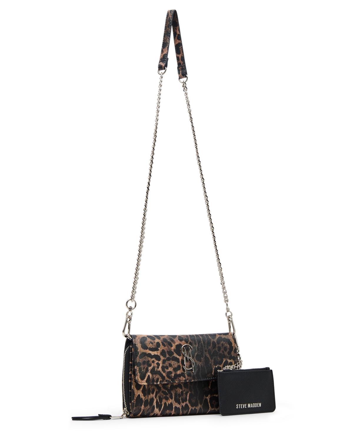 Steve Madden Boxed Carina Crossbody Wallet In Brown