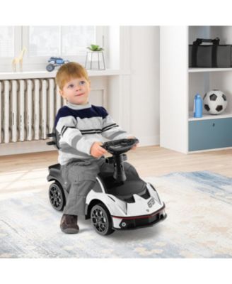 3-in-1 Licensed Lamborghini Ride on Push Car with Handle Guardrail