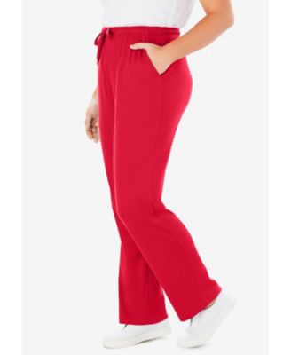 Women's Within Tall Sport Knit Straight-Leg Pull-On Pants