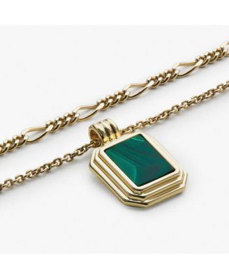  Layered Necklace Set - Temple Green