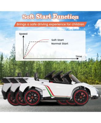 Licensed Lamborghini 4WD Kids Ride-on Sports Car 12V Battery Powered 2.4G Remote