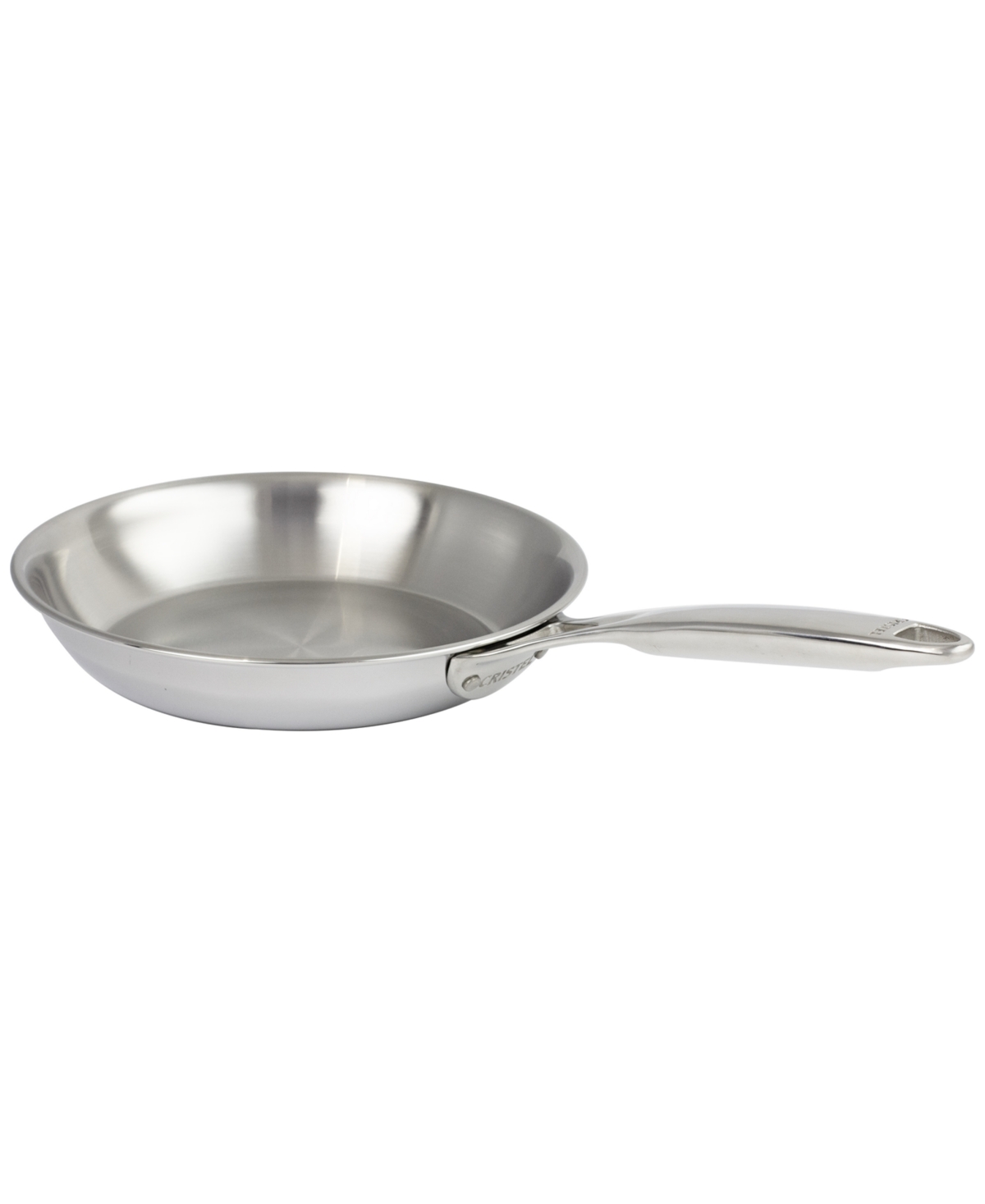 Cristel Castel Pro Ultraply Stainless Steel 12" Frying Pan In Metallic