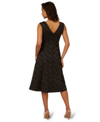 Women's Bead Jacquard Midi Dress