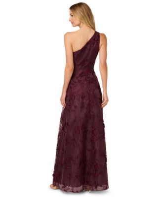 Women's Embroidered Ruffle Gown