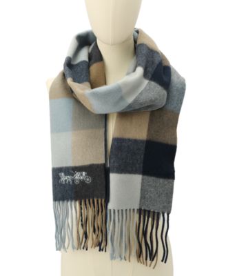 Women's Multicolored Check Muffler Scarf