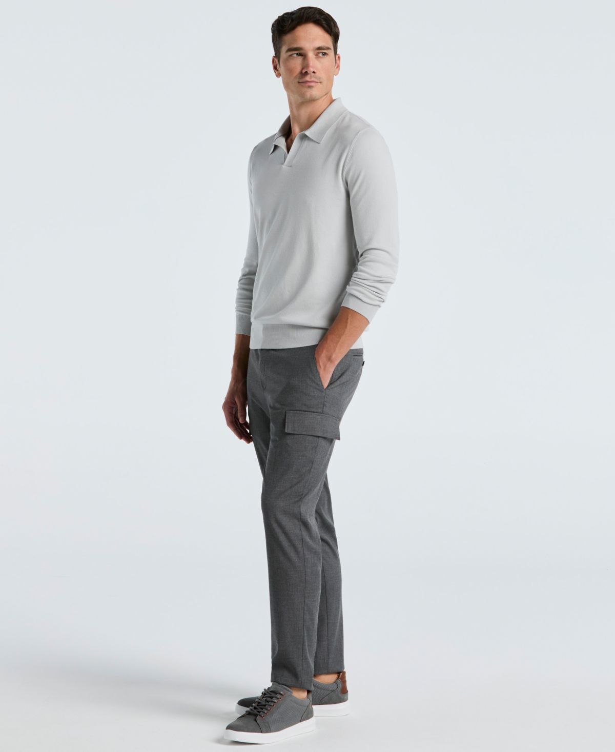 Мужские стандартные зауженные брюки-карго