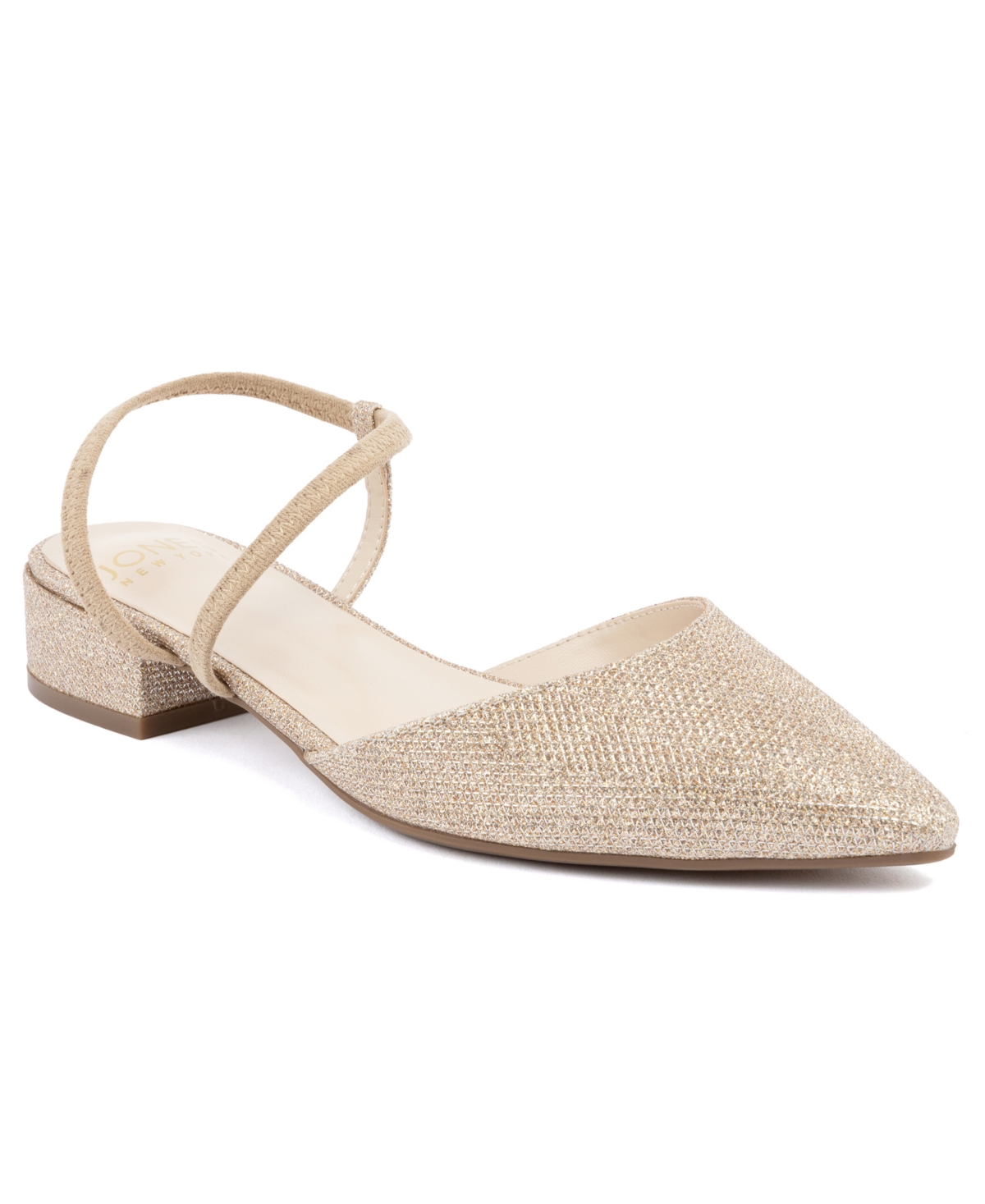 Jones New York Women's Karmin Closed Toe Dress Flat In Gold