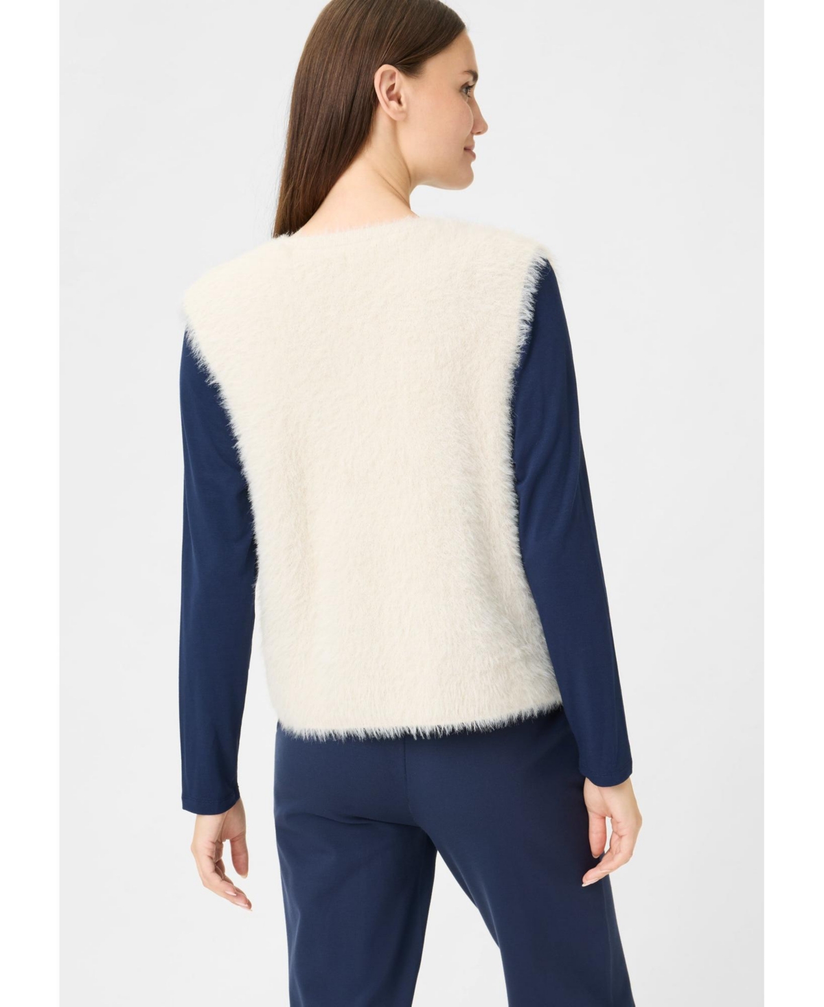 Olsen Faux Fur Vest