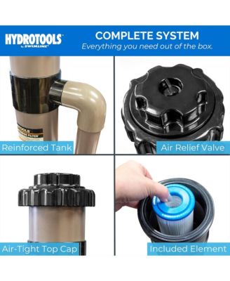 Hydrotools 70026HCK Cartridge Pool Filter Complete System 2220 GPH Pump
