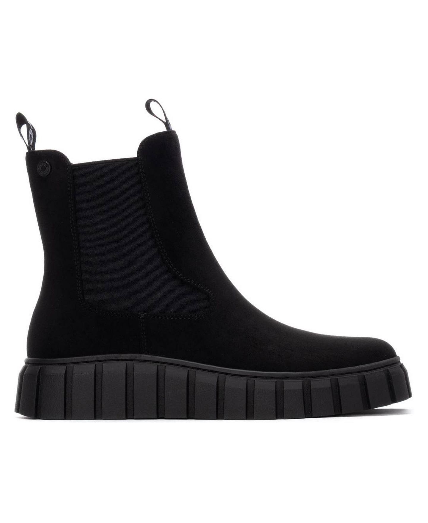 Женские ботинки XTI Comfort Chelsea Suede Booties Refresh Collection, цвет: Чёрный — фото 2