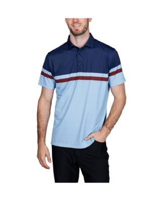 Engineered Stripe Performance Polo