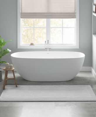 Splendor Reversible Tufted Cotton Bath Rug, 24" x 72"