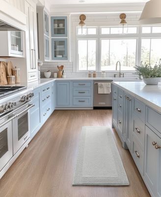 Splendor Reversible Tufted Cotton Bath Rug, 24" x 72"