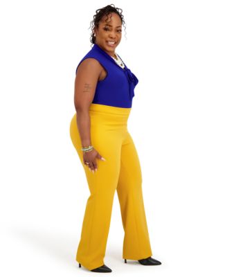 Women's Sleeveless Tie-Neck Top