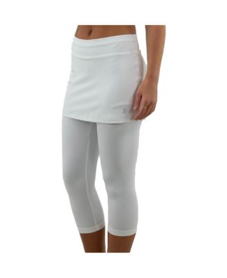 Women's UV Staples Abaza 13in Tennis Skirt with Capri Leggings