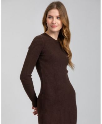 Women's Ribbed Stella Midi Dress