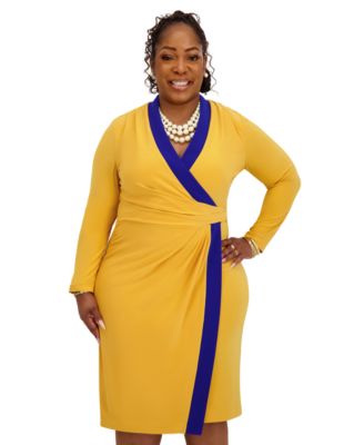 Women's City Wrap V-Neck Dress