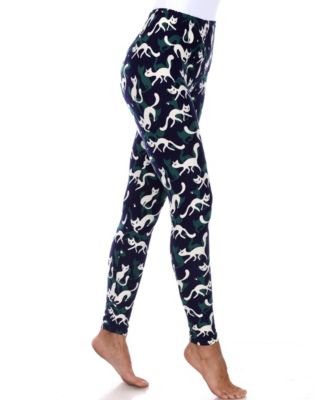 Women's Halloween Cat Print Leggings