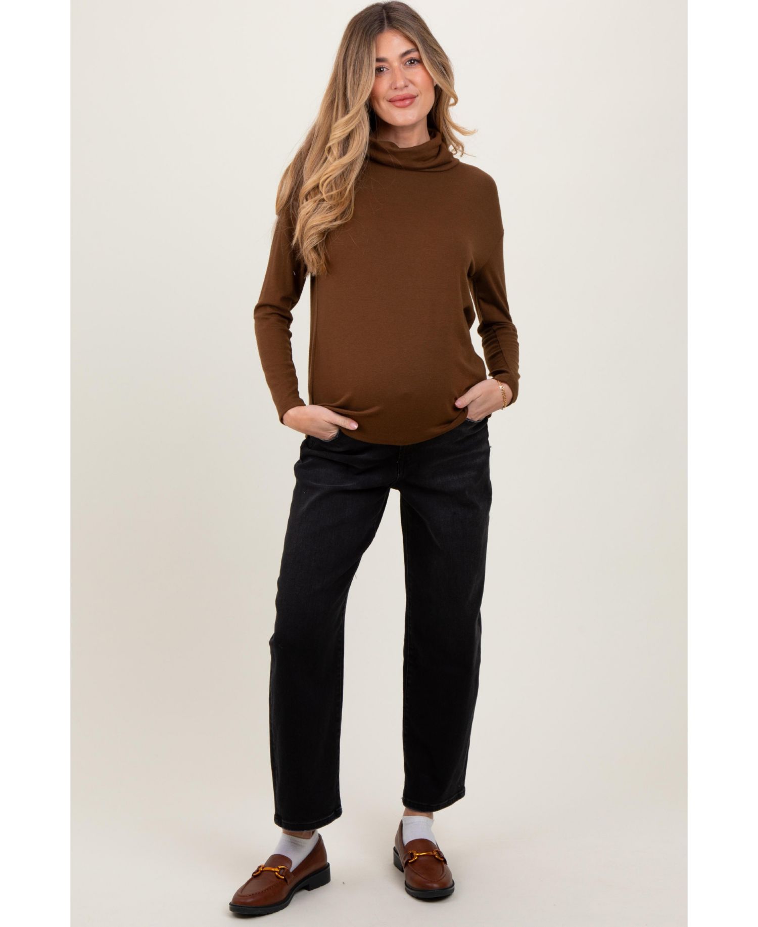 Women's Black Cropped Wide Leg Jeans