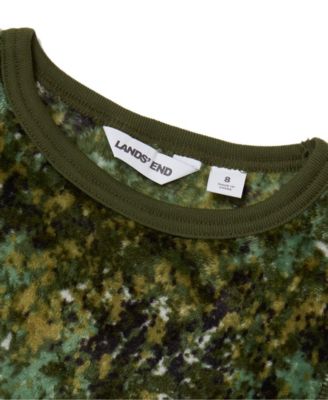 Kids Long Sleeve Plush Fleece Pajama Set