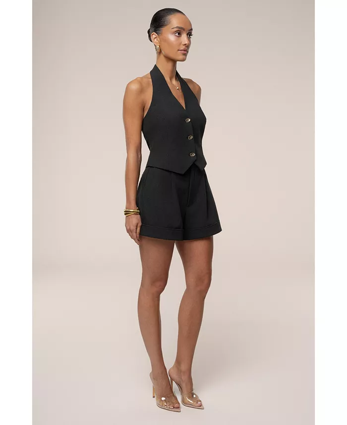Women's Luxe Halter Vest - thumbnail 3